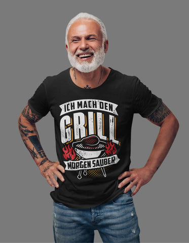 Ich mach den Grill morgen sauber - Premium Organic Shirt