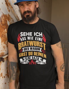 Sehe ich aus wie eine Bratwurst oder warum - Premium Organic Shirt