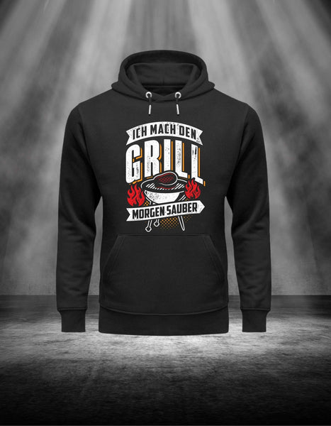 Ich mach den Grill morgen sauber - Unisex Organic Hoodie