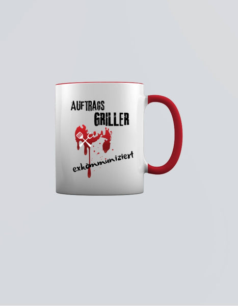 Auftragsgriller exkommuniziert - Porzellan Tasse - GRILLFantastic