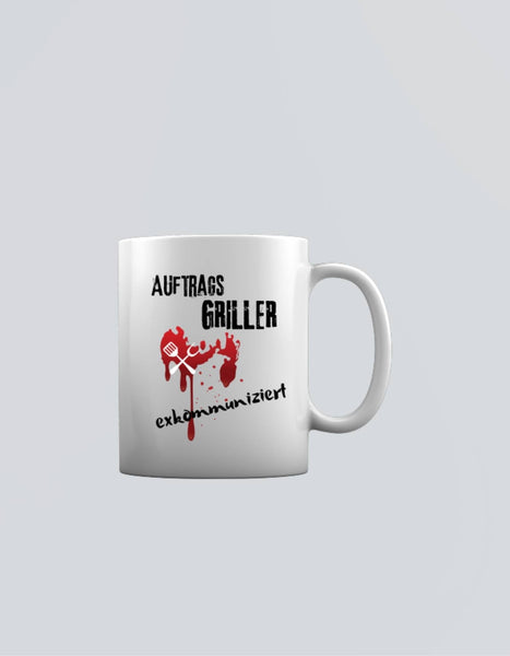 Auftragsgriller exkommuniziert - Porzellan Tasse - GRILLFantastic