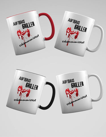 Auftragsgriller exkommuniziert - Porzellan Tasse - GRILLFantastic